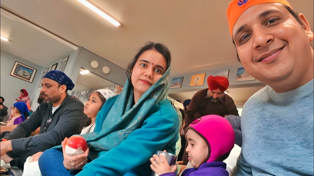 Gurudware Me Aaradhya Ne Prasad Khaya 😍 Stockholm Ka Gurdwara