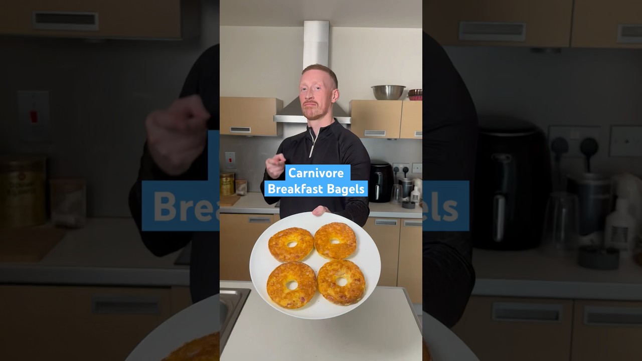 Carnivore Diet Breakfast Bagels #carnivore #carnivorediet #breakfast #bagel #recipe #healthy #food