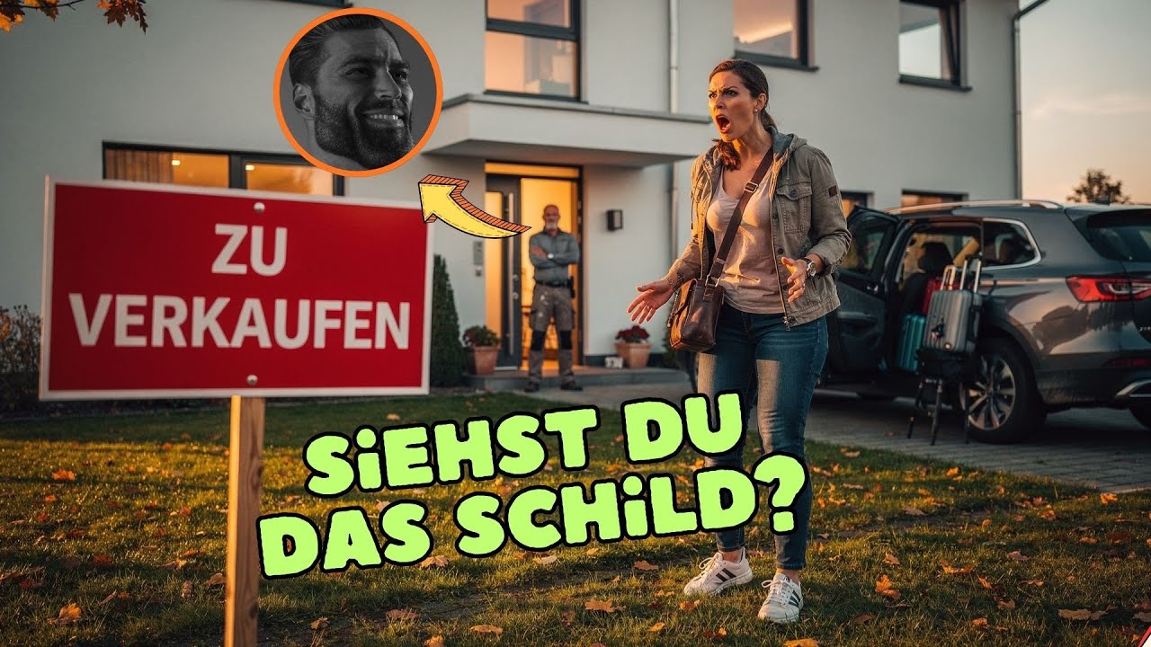 Meine Frau kam vom Wochenendtrip zurück – ein Zu-Verkaufen-Schild wartete auf sie 🏠