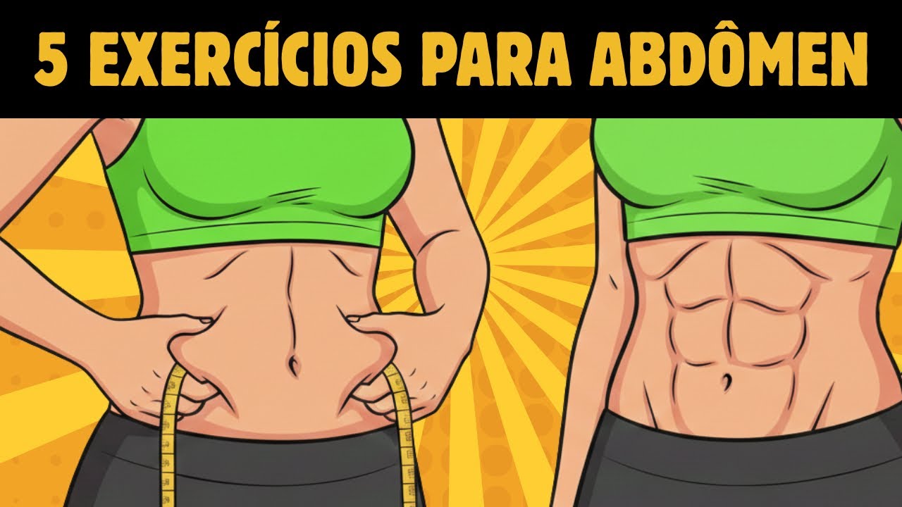 5 EXERCÍCIOS FÁCEIS PARA PERDER BARRIGA RÁPIDO [EM CASA]