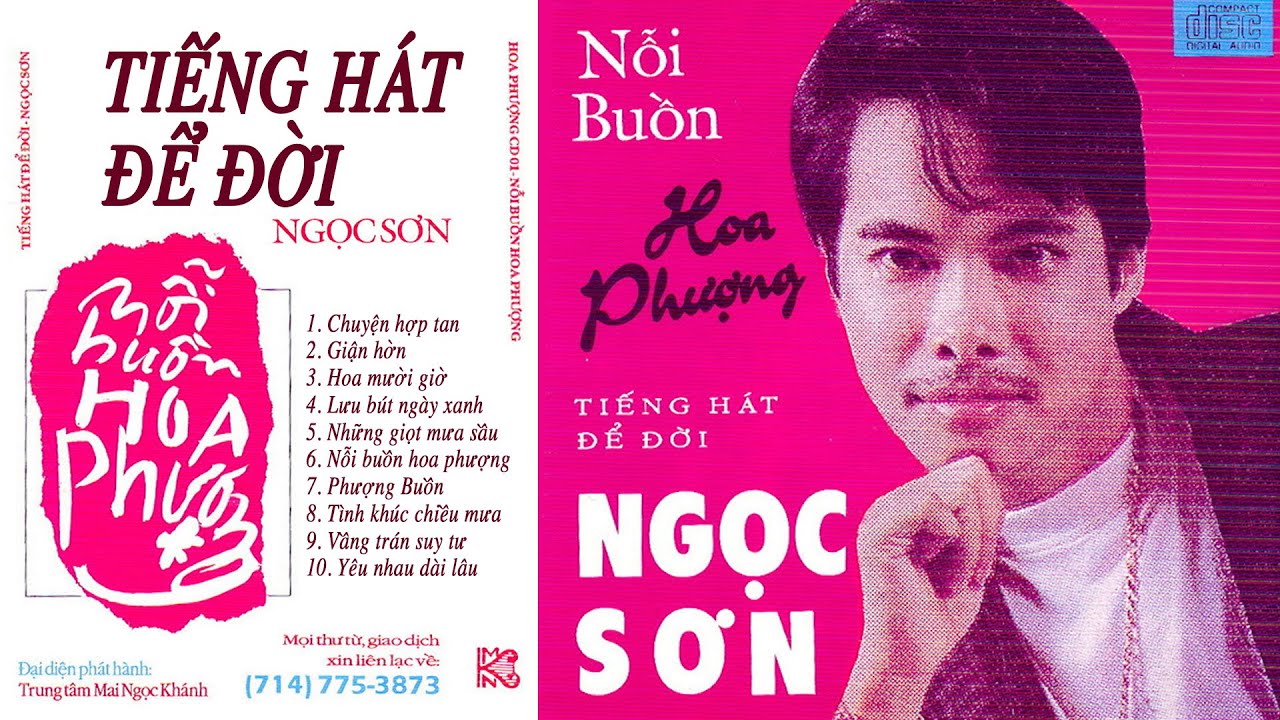 CD ALBUM (Bản Gốc) Ngọc Sơn - Tiếng Hát Để Đời || Nỗi Buồn Hoa Phượng, Chuyện Hợp Tan, Hoa Mười Giờ