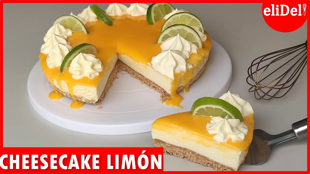 CHEESECAKE de LIMÓN sin HORNO🍋 PAY de LIMÓN para VENDER | eliDeli