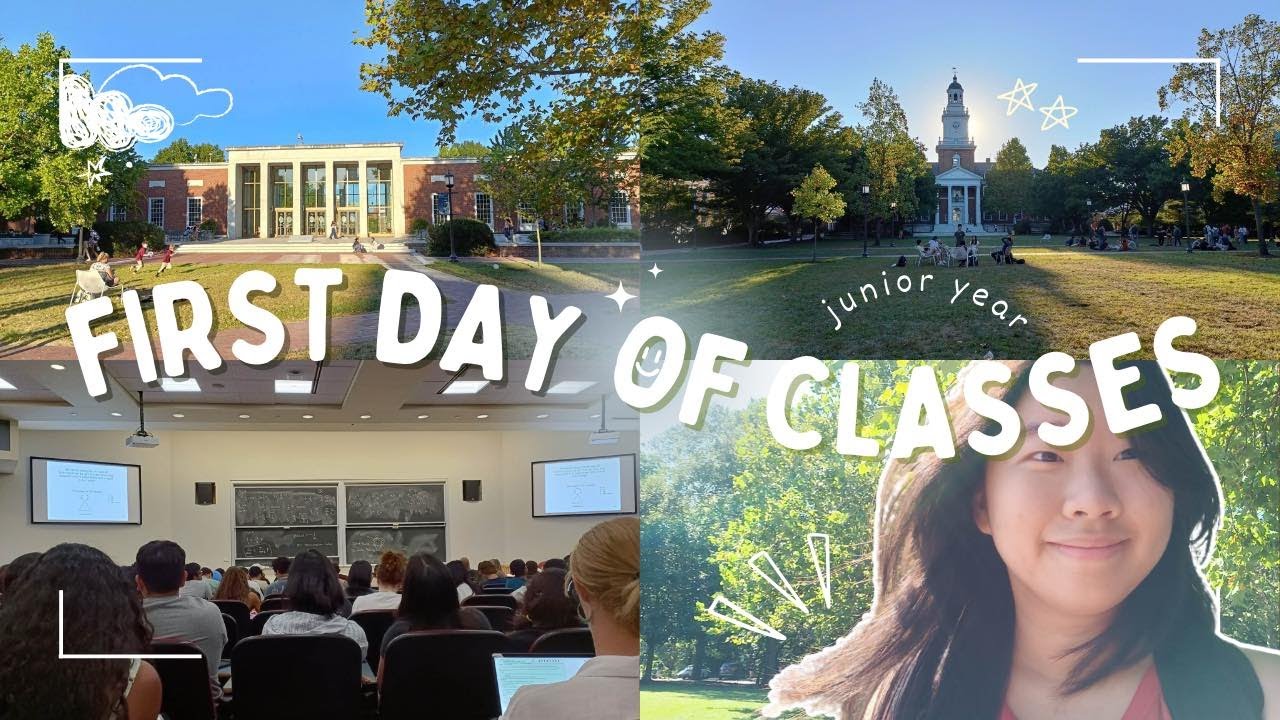 First Day of University Vlog!! @ JHU | Classes, Friends and Food 🍲🍛🍜
