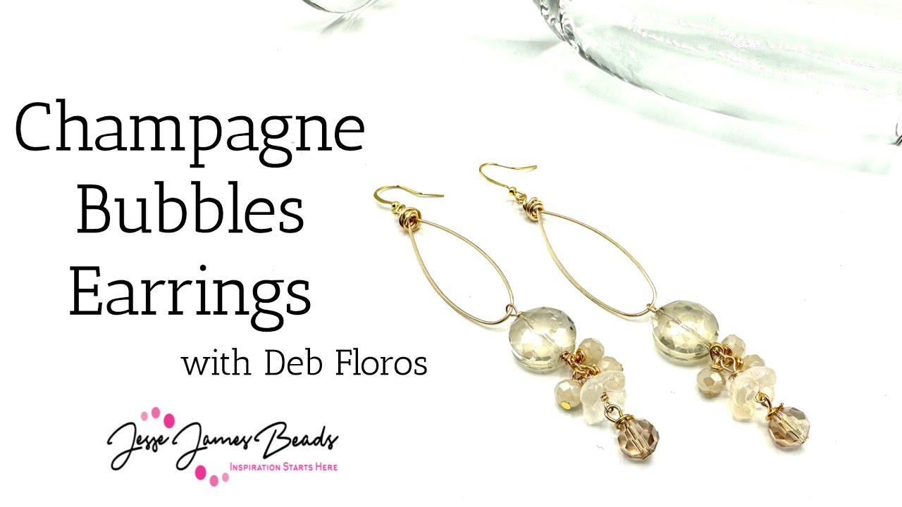 Make It At Walmart: Champagne Bubbles Earrings with Deb Floros