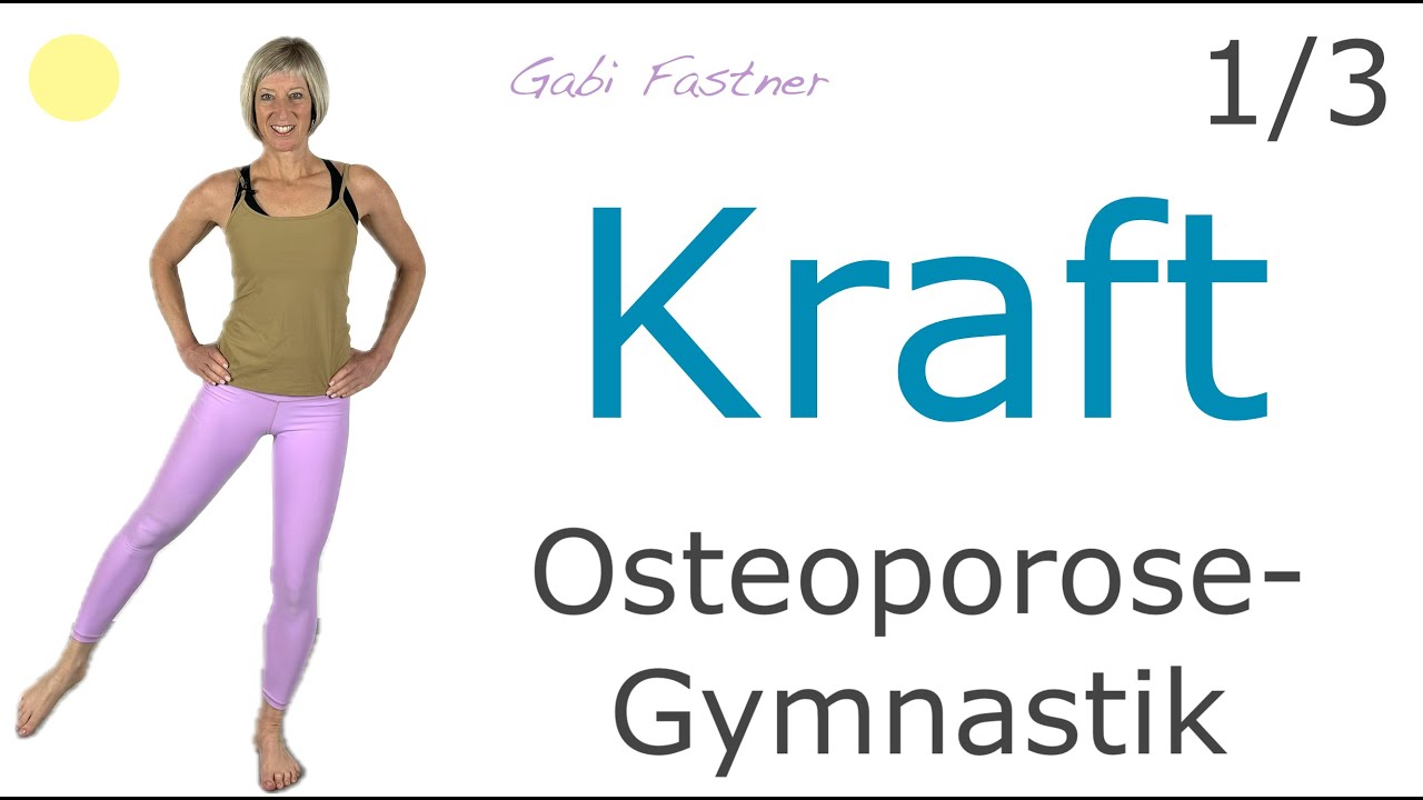 1/3 🦴15 min. Osteoporose -Gymnastik | Kräftigung für starke Knochen | ohne Geräte, im Stehen