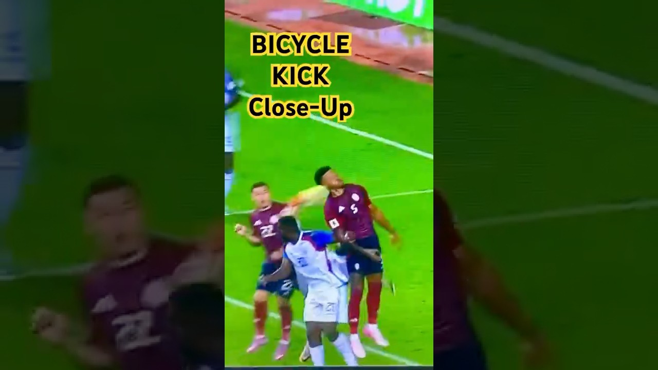 😱 HISTORICAL BICYCLE KICK: CLOSER LOOK: Haiti vs Costa Rica! ⚽🔥 Historic 2026 FIFA Qualifier Goal