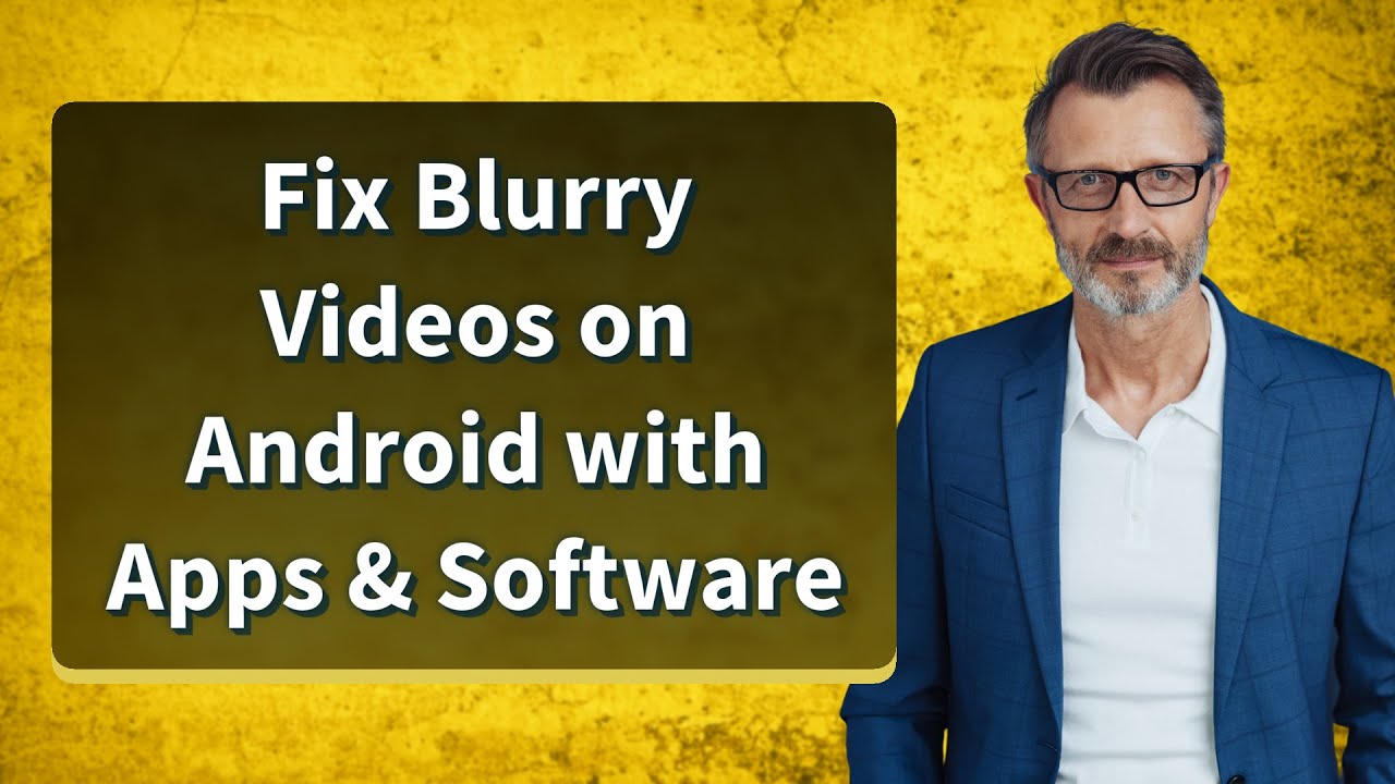 Fix Blurry Videos on Android with Apps & Software