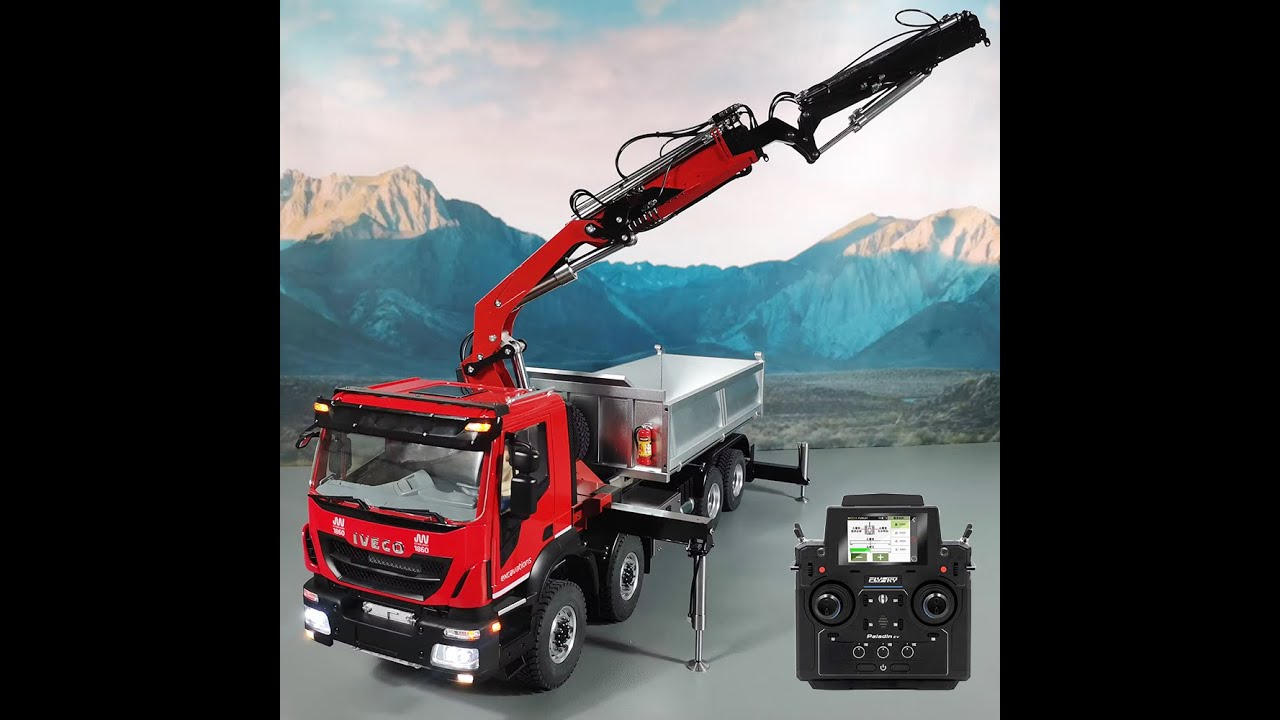 Iveco RC Crane 8x8 Hydraulic RC Crane