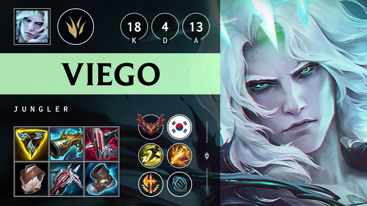 Viego Jungle vs Brand - KR Grandmaster Patch 25.08