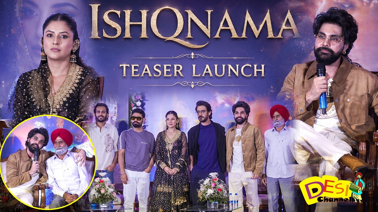 Ishqnama Teaser Launch Jayy Randhawa | Shehnaaz Gill | Arvvindr S khaira | Ishqnama Movie Promotions