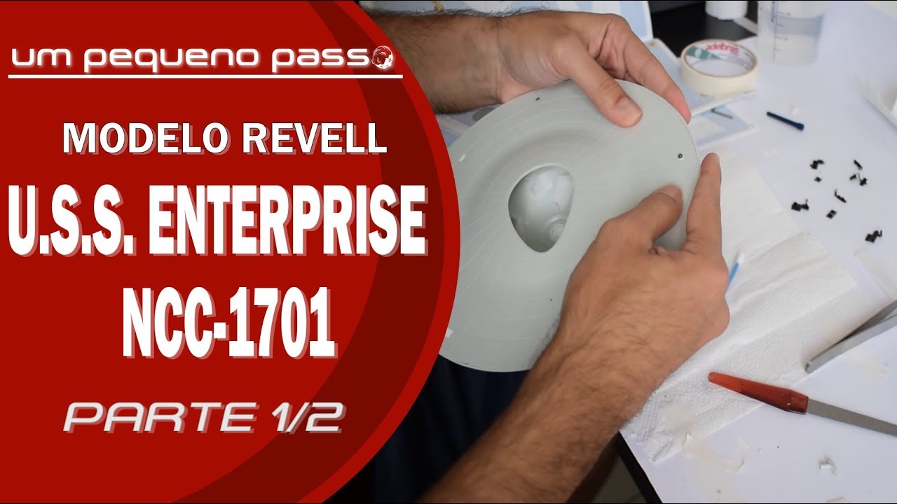 U.S.S. Enterprise NCC-1701 Modelo Revell - 1/2