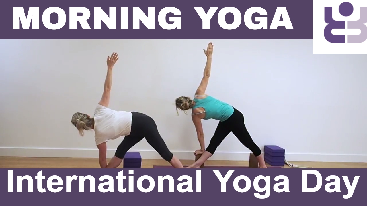 Morning Yoga Practice for International Yoga Day - Iyengar Yoga Sequence
