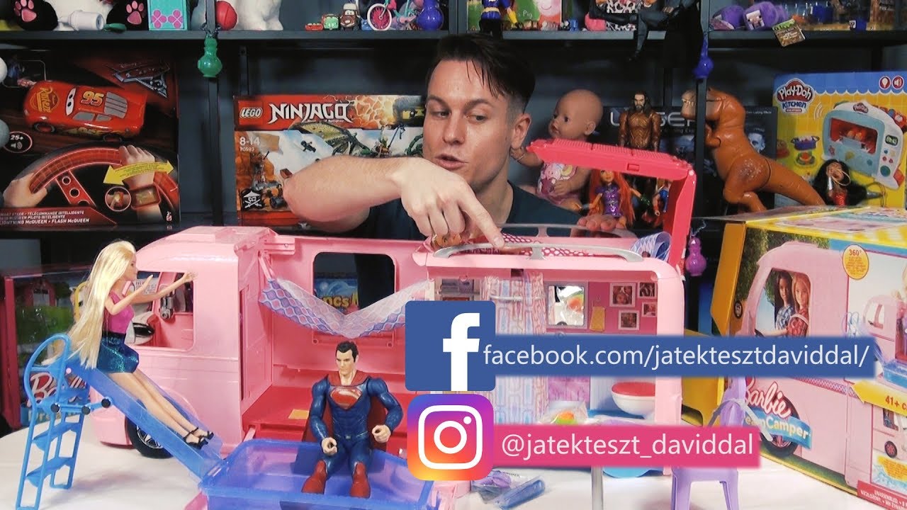 Barbie - Az álom lakóautó Supermannel együtt chillel