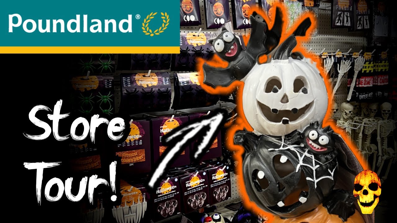 POUNDLAND Halloween 2024 Store Walkthrough! 🎃