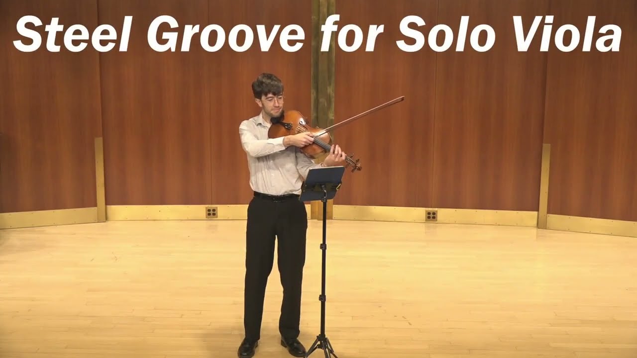 Steel Groove for Solo Viola by James M. Preucil