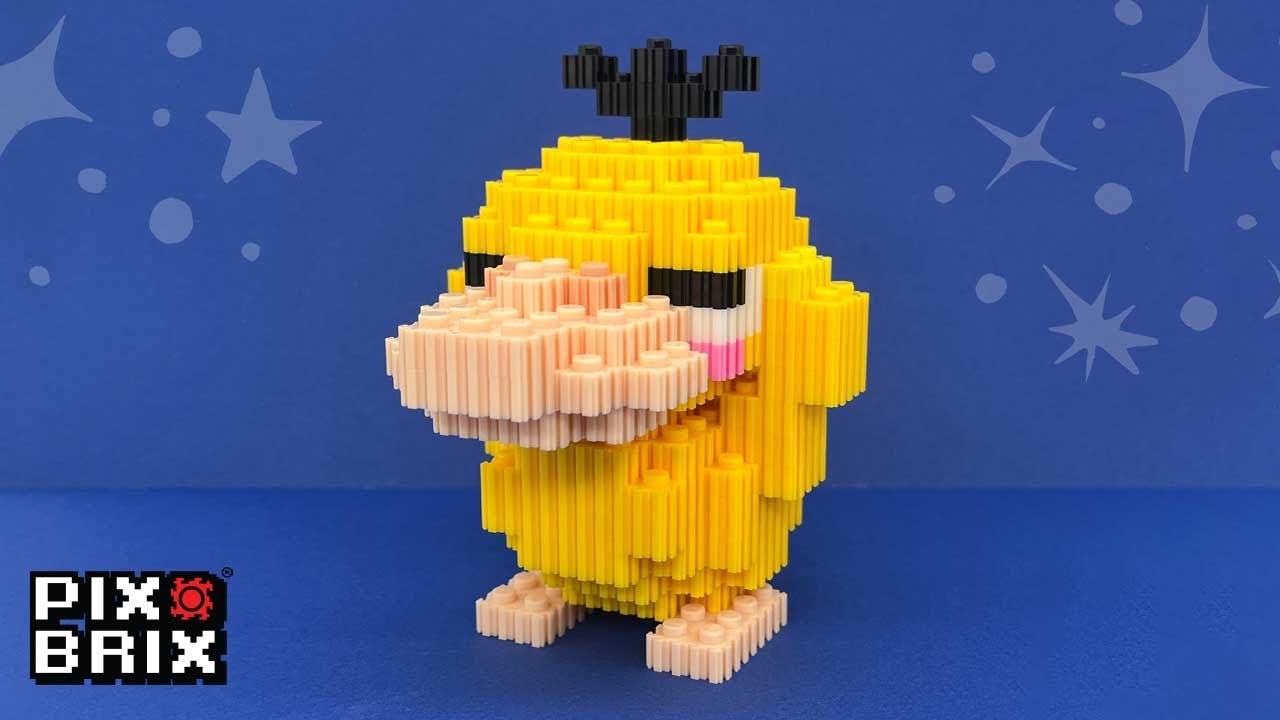 Psyduck Pok&eacute;mon 3D figure - Pix Brix Instructions