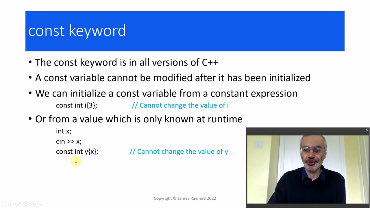 Constant Expressions in C++