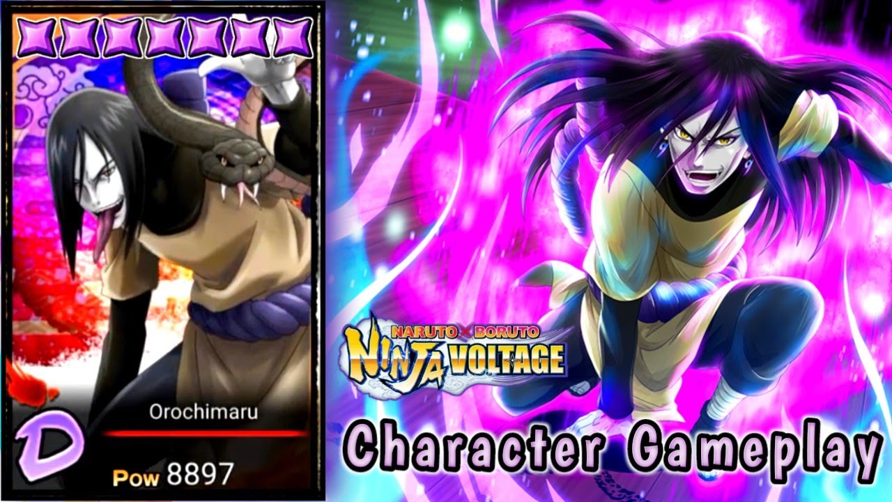 Orochimaru (All Jutsu) Character Gameplay (2024) - Naruto X Boruto Ninja Voltage