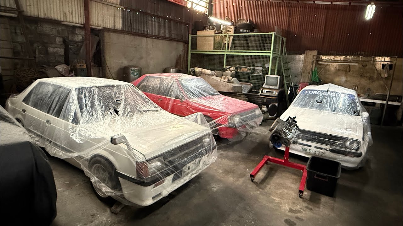 Pinoy dream garage. Mitsubishi Lancer Boxtype and Ford Escort Mark 2