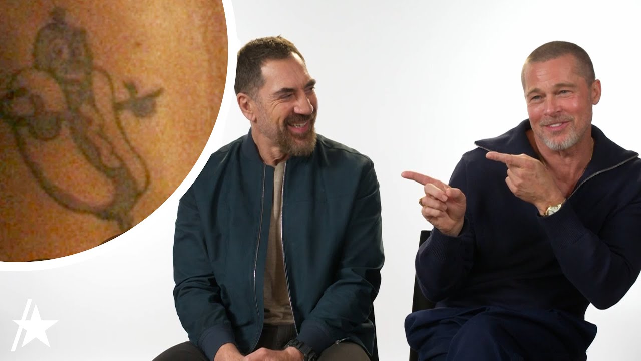 Brad Pitt Reveals Story Behind Fake Hot Dog ‘Tramp Stamp’ Tattoo for ‘F1’ Movie