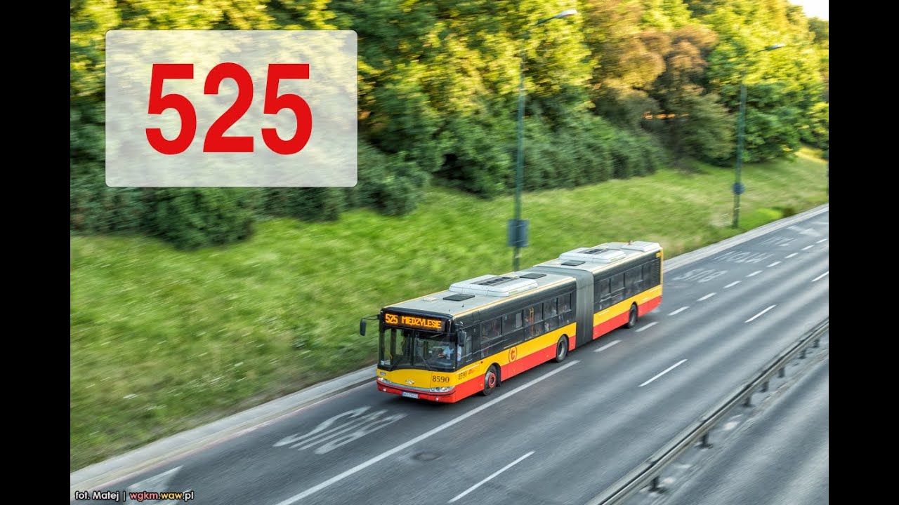[525] Autobusem po Warszawie: Dw. Centralny - Międzylesie