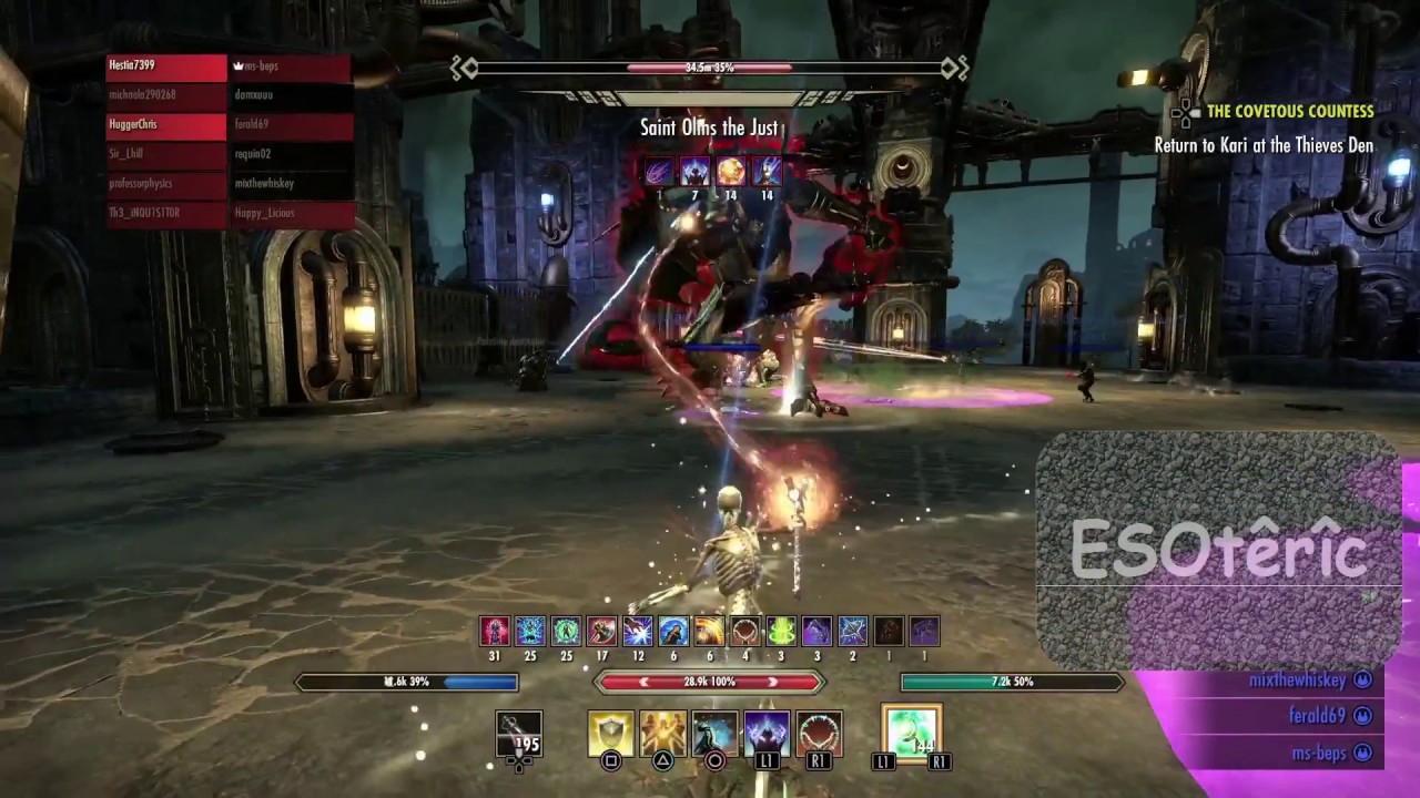 ESO veteran Asylum Sanctorium HARD mode -- ESOt&ecirc;r&icirc;c first clear