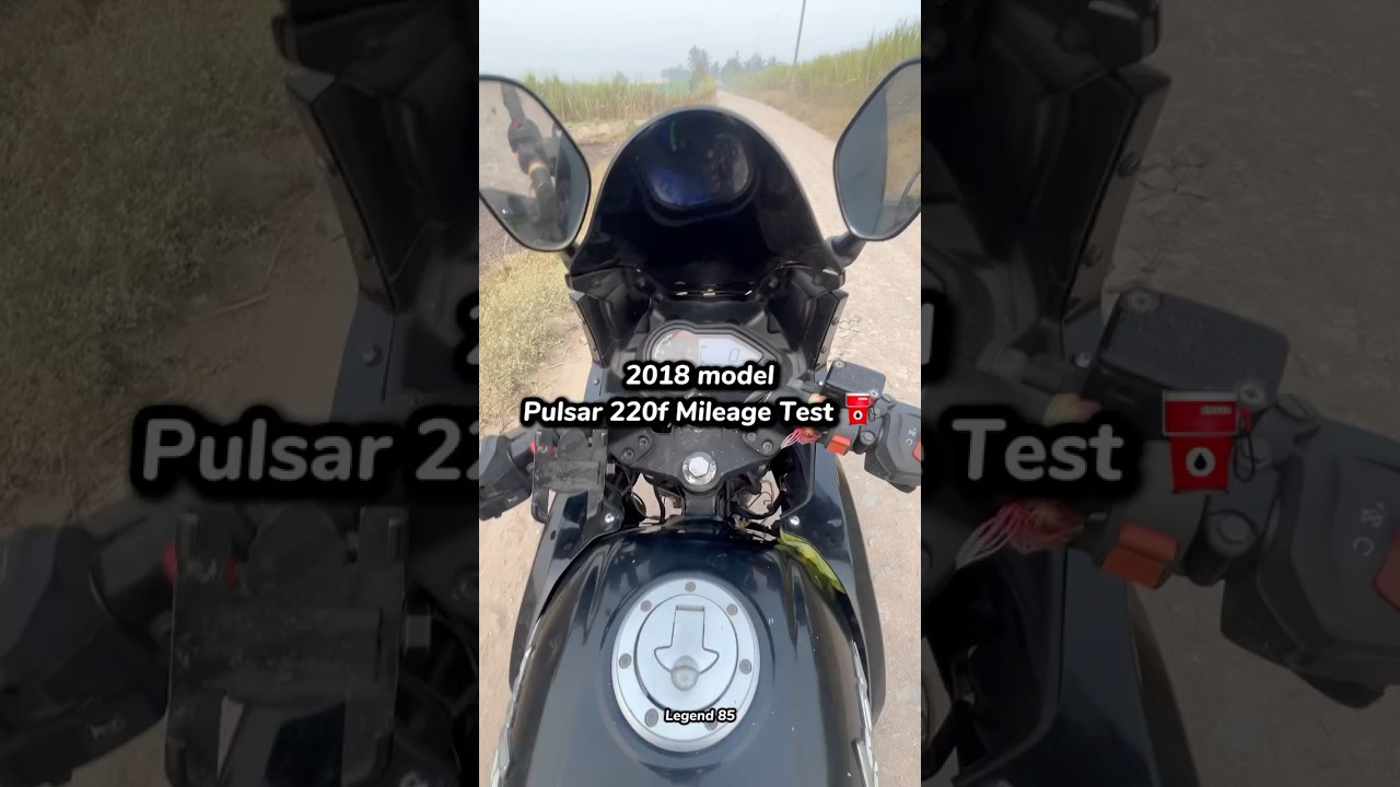 Pulsar 220f mileage test 🔥 shocking results 😱 #pulsur220f #mileage #mileage_test