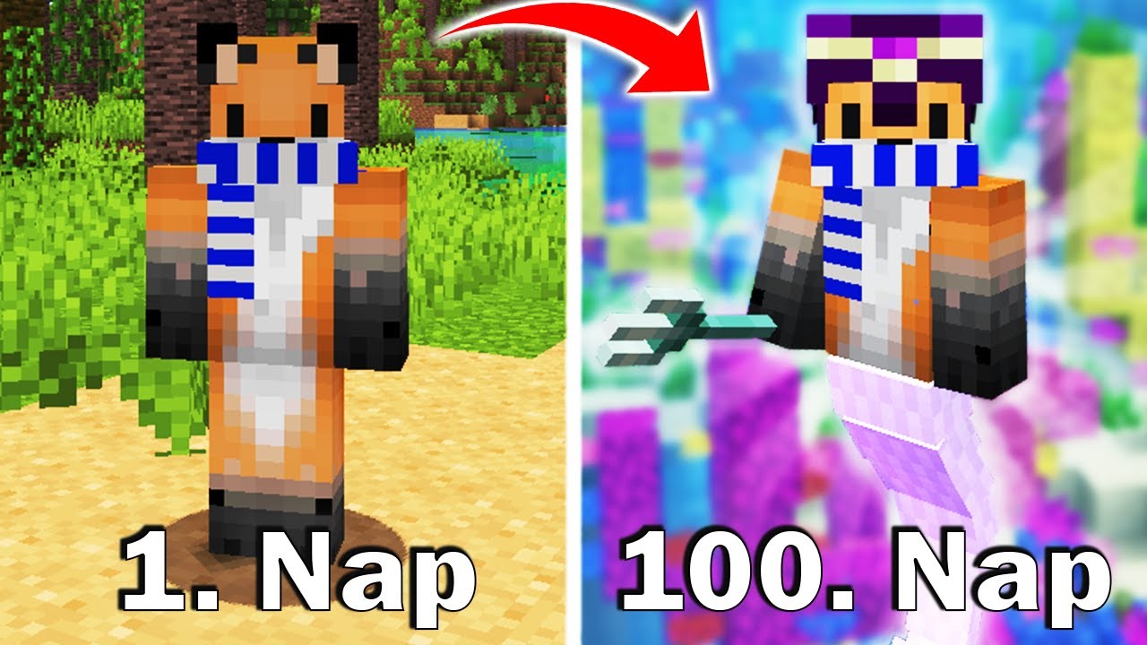 Sellő lettem a Minecraftban