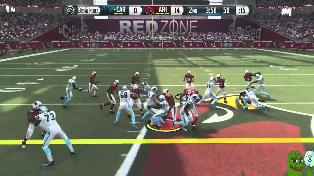 Madden 16 :: Relaxing Game! ::-XBOX ONE Madden NFL 16 Online Gameplay Cardinals Vs. Panthers