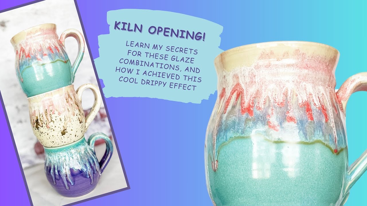 Kiln opening/unloading, learn how to recreate these glaze effects. *a big life change coming!