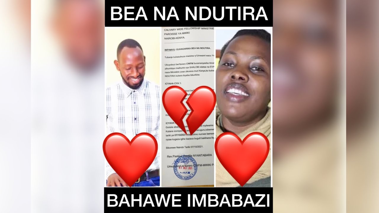 BREAKING NEWS🚨: BEA NA NDUTIRA BAHAWE IMBABAZI nyuma yuko BAHAGARITSWE k'umurimo w'IMANA.