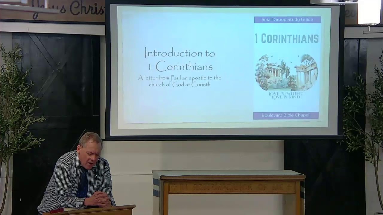 Malcolm Skelton - Introduction to Corinthians - 1 Cor 1:1-9