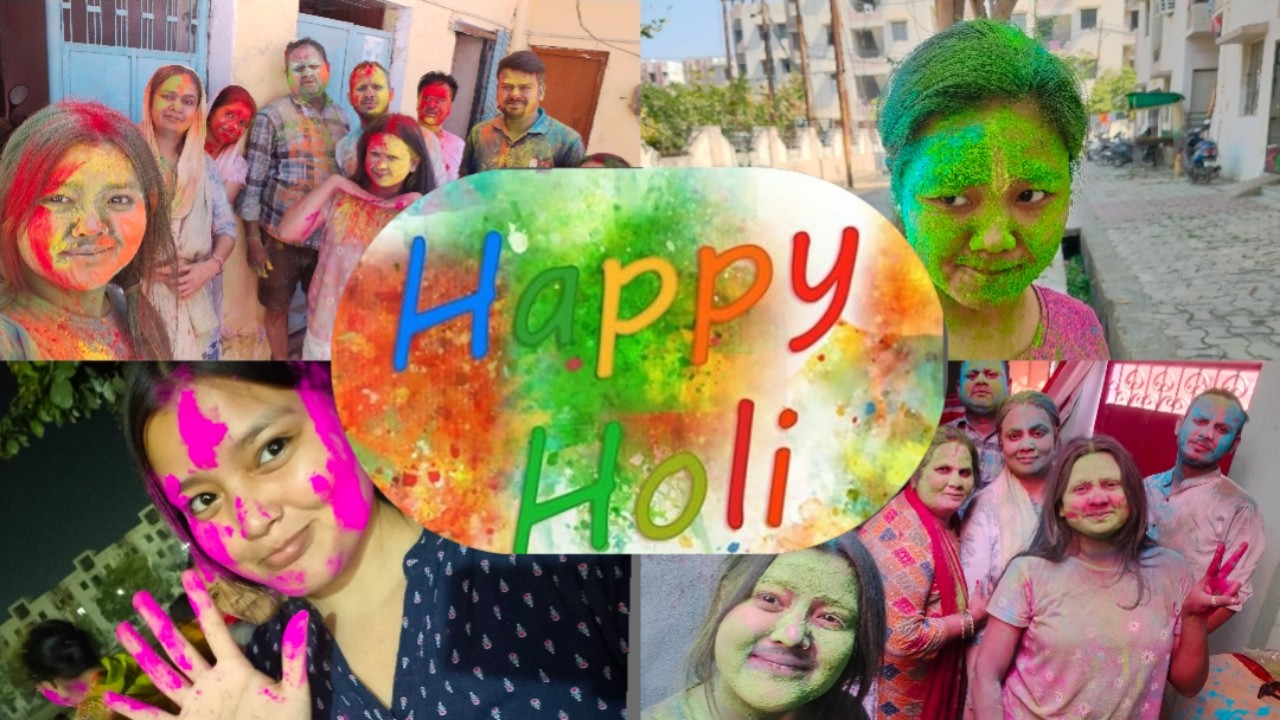 Sabko bana diya bandar holi me 🫟😂 #holivlog #selinaranavlog #srvlog
