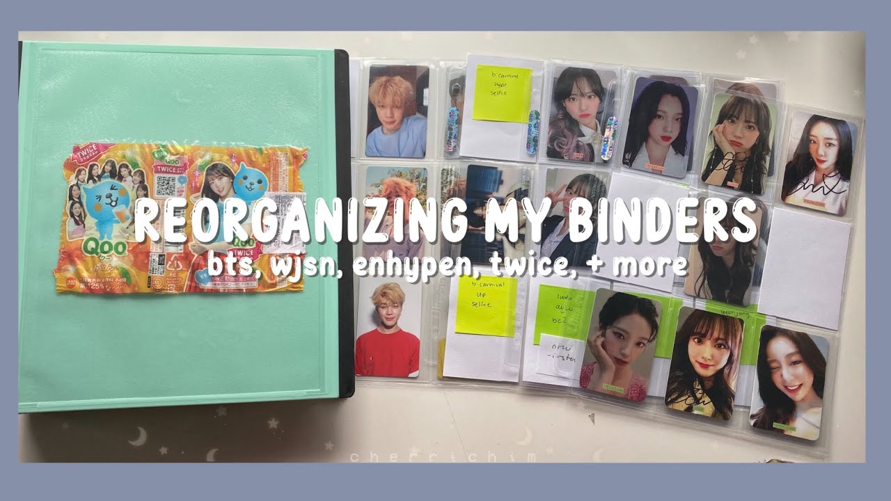 🗒 ❛ chill binder makeover [reorganizing + adding new collections !] ༉‧₊˚✧