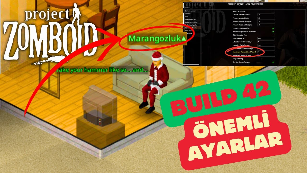 🔧 Project Zomboid Build 42: Oyuna Başlamadan Önce Yapmanız Gereken 10 Ayar! 🧟‍♂️ (Türkçe Rehber)