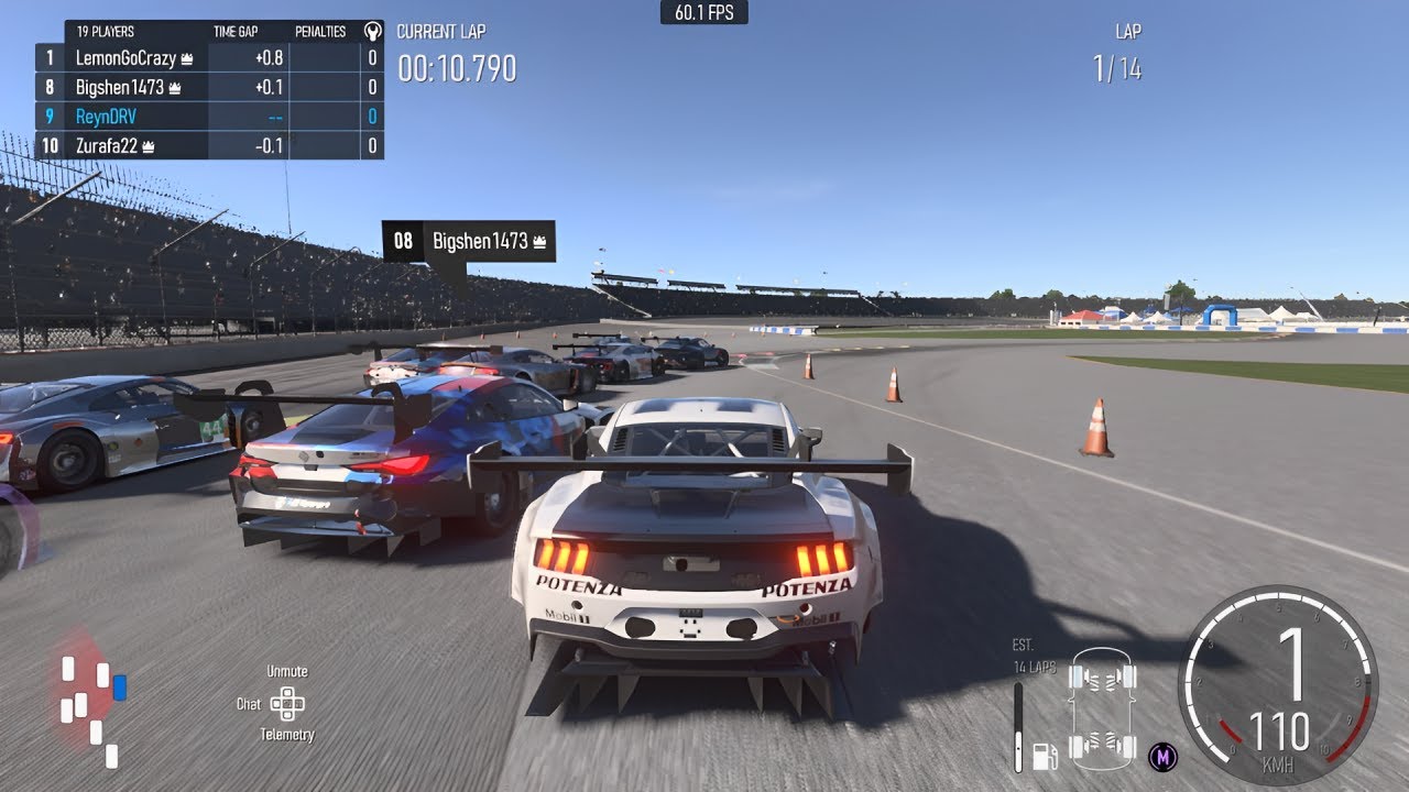 Ford Mustang GT3 Chasing a Fading Victory at Indianapolis in Forza GT3 | Forza Motorsport