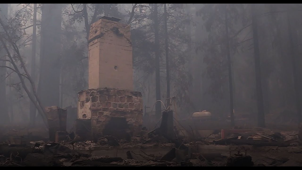 CZU COMPLEX LIGHTNING FIRE: Raw video wildfire ravages Big Basin State Park