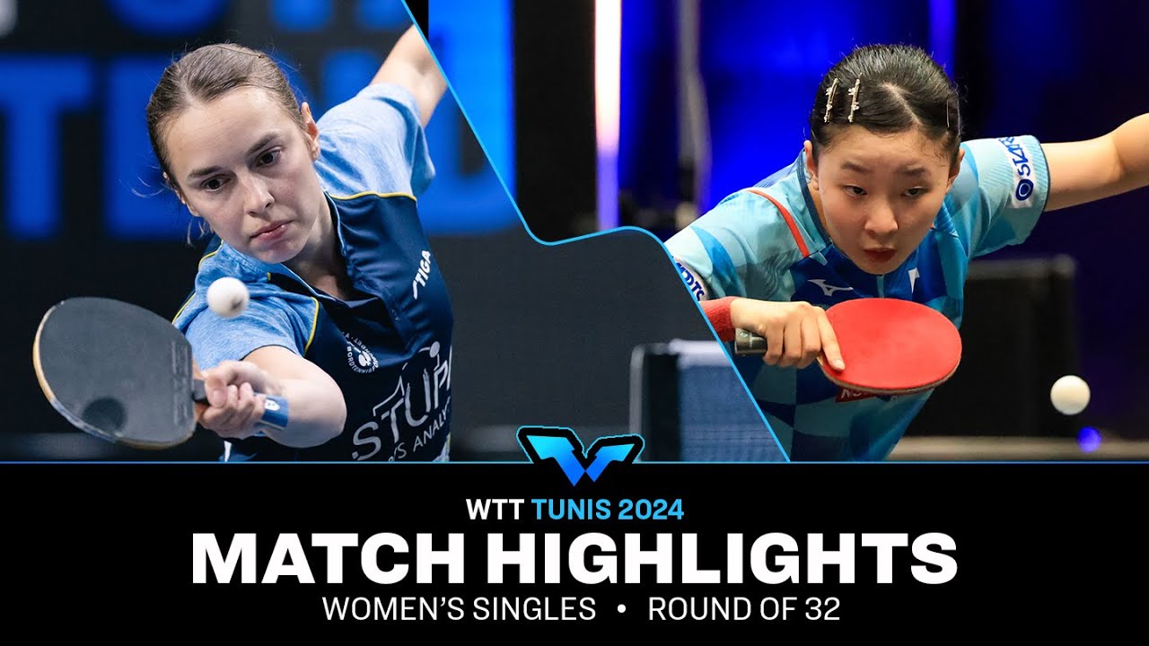 Miwa Harimoto vs Linda Bergstrom | WS R32 | WTT Contender Tunis 2024