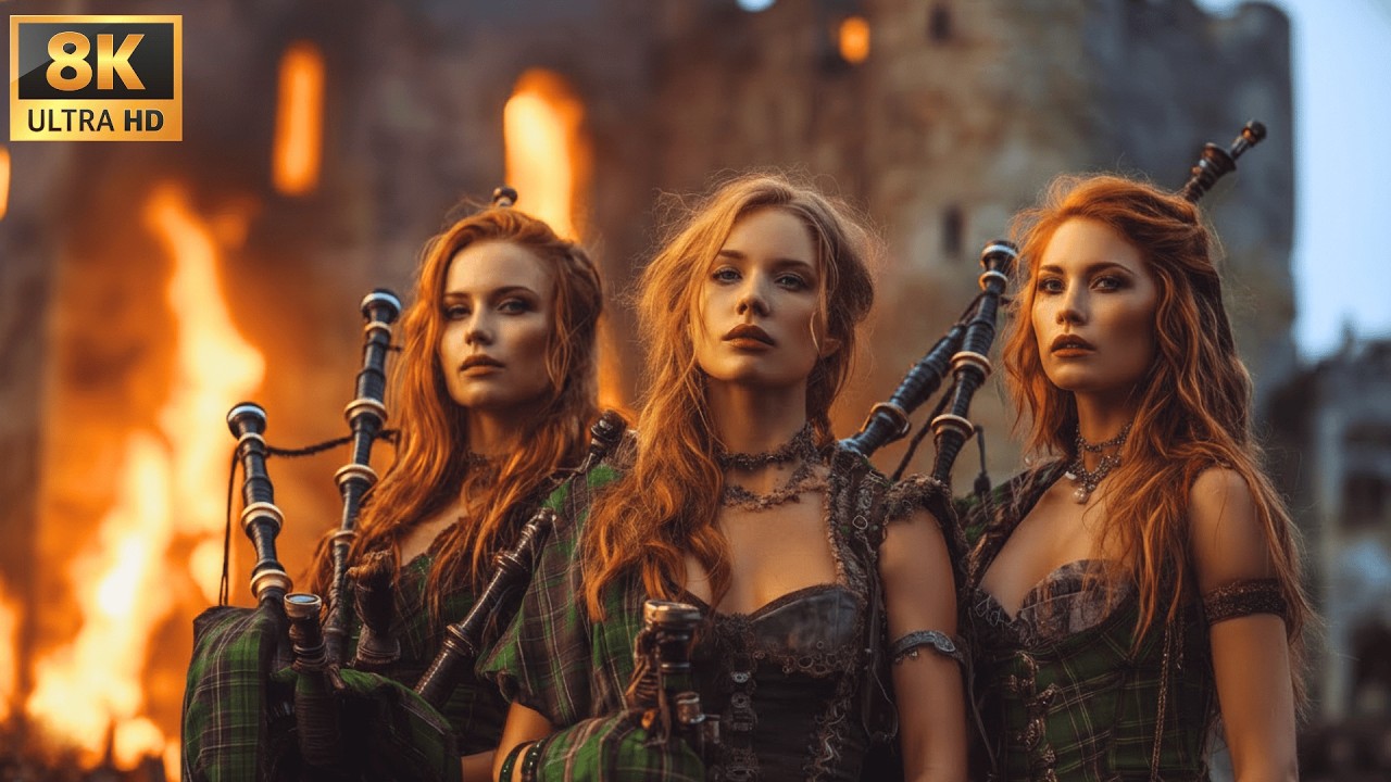 Epic Scottish Bagpipes | Ancient Bagpipe March on the Shore for Brave Hearts and Highland Souls