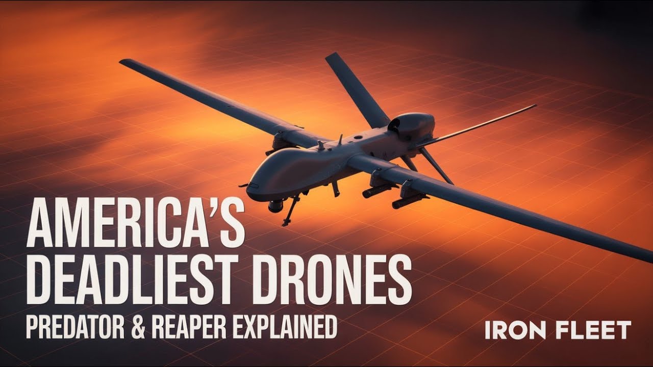 MQ-9 Reaper vs MQ-1 Predator: Hunter-Killer Drones Dominating AI Warfare | General Atomics
