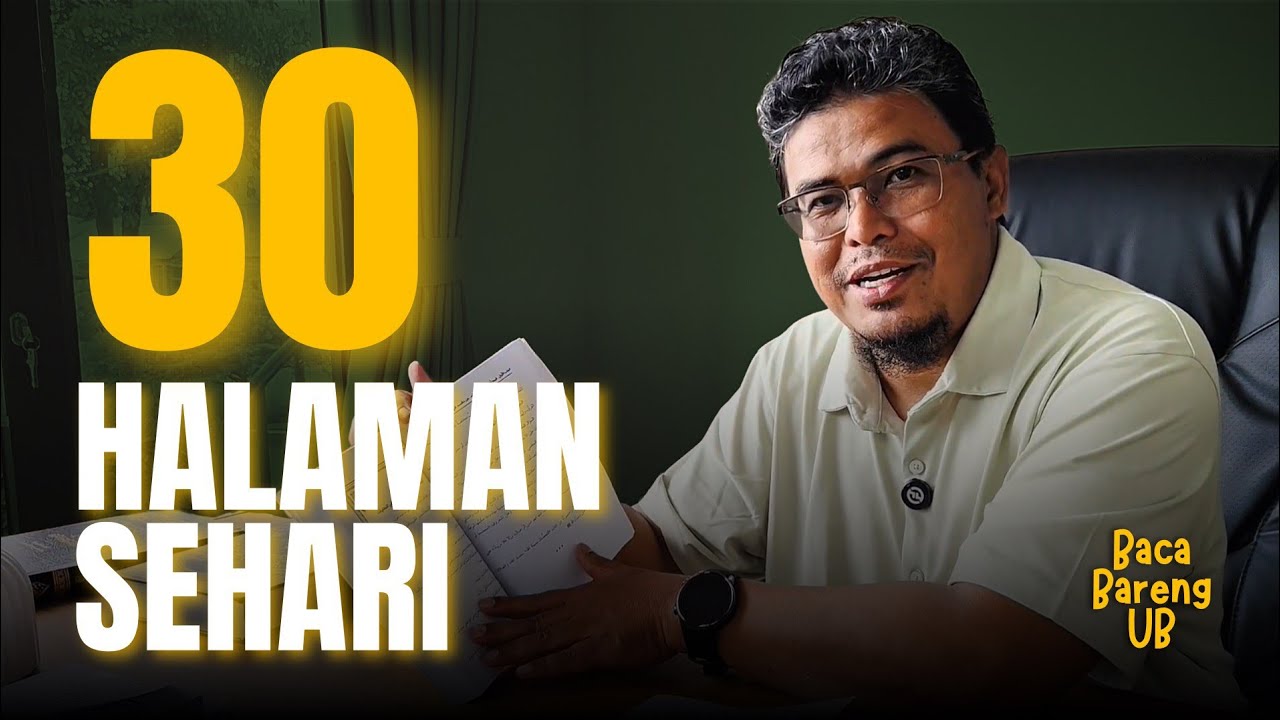PRODUKTIFITAS YANG TIDAK BISA DILAKUKAN ORANG HARI INI.. - Episode 23 Baca Bareng UB 