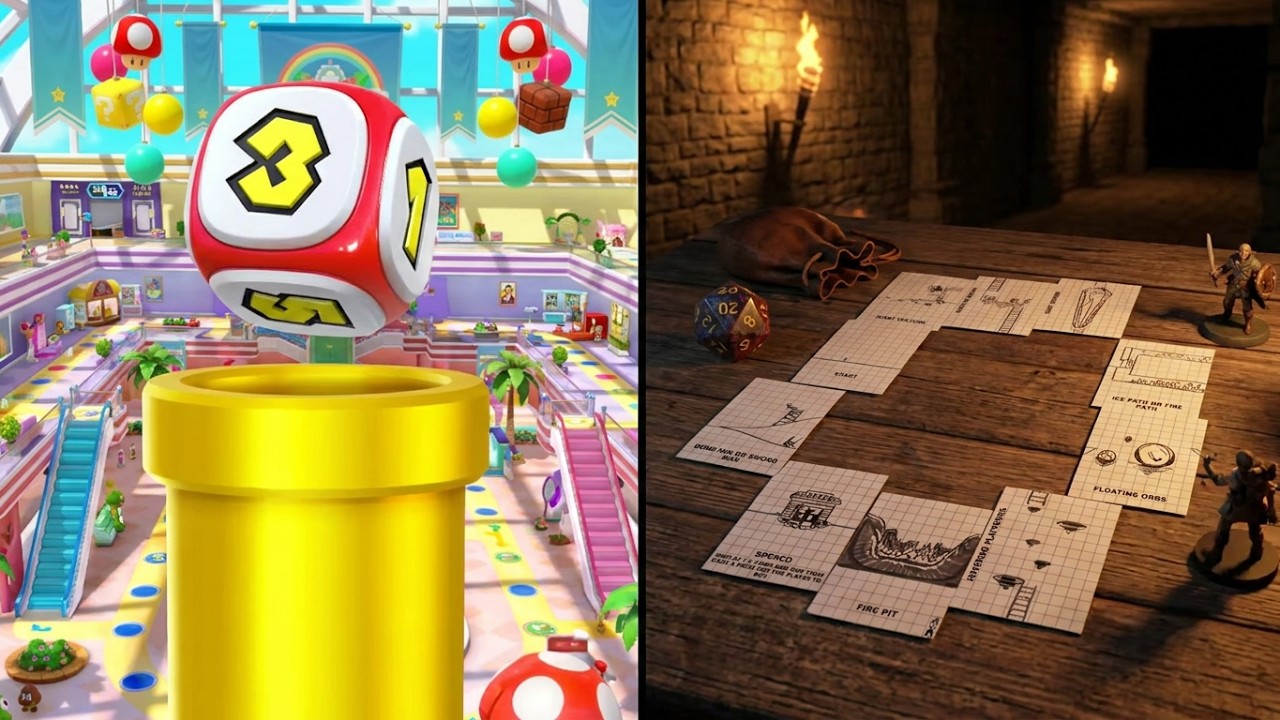 We combined Mario Party and DND