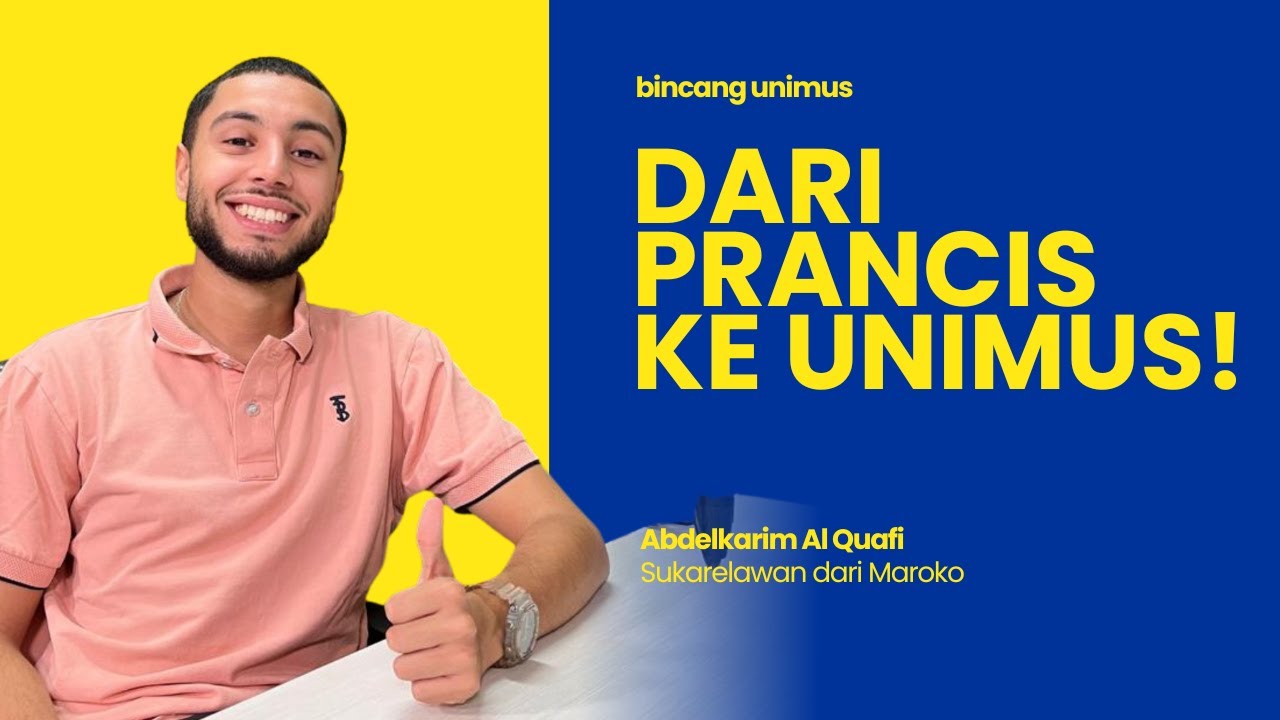 From France to Semarang: Abdelkarim’s Volunteering Story at Unimus 