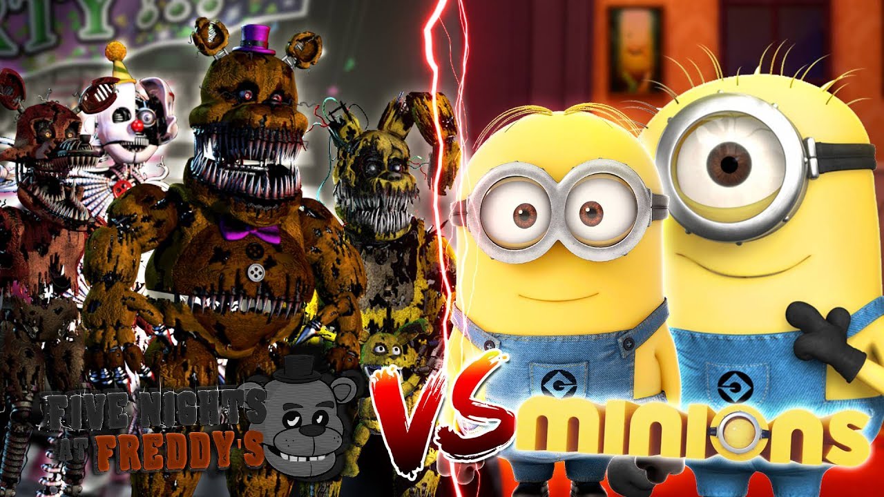 Minecraft - FIVE NIGHTS OF FREDDY'S THREATEN TO KILL THE MINIONS - Minecraft Modded Gameplay