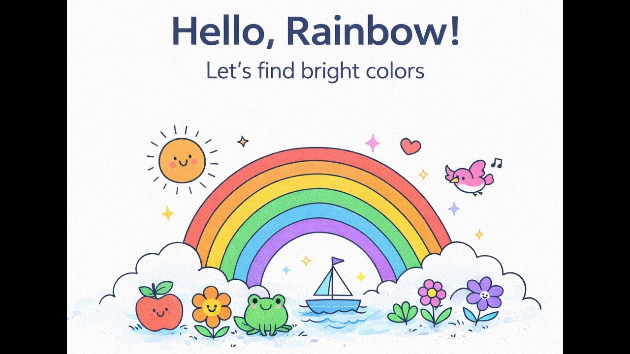 Rainbow colors - Kids Stories