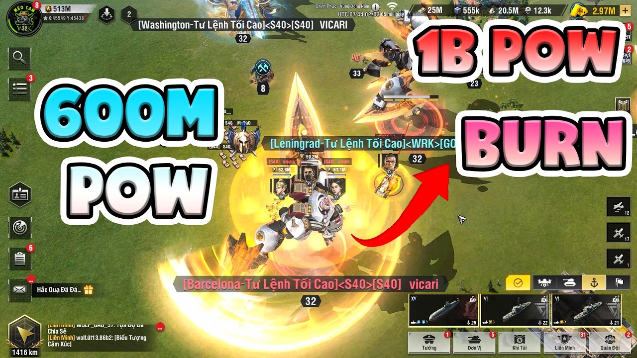 Warpath Aegean Sea  |  B2B 600M POW BURN 1B POW  |  Highlight combat