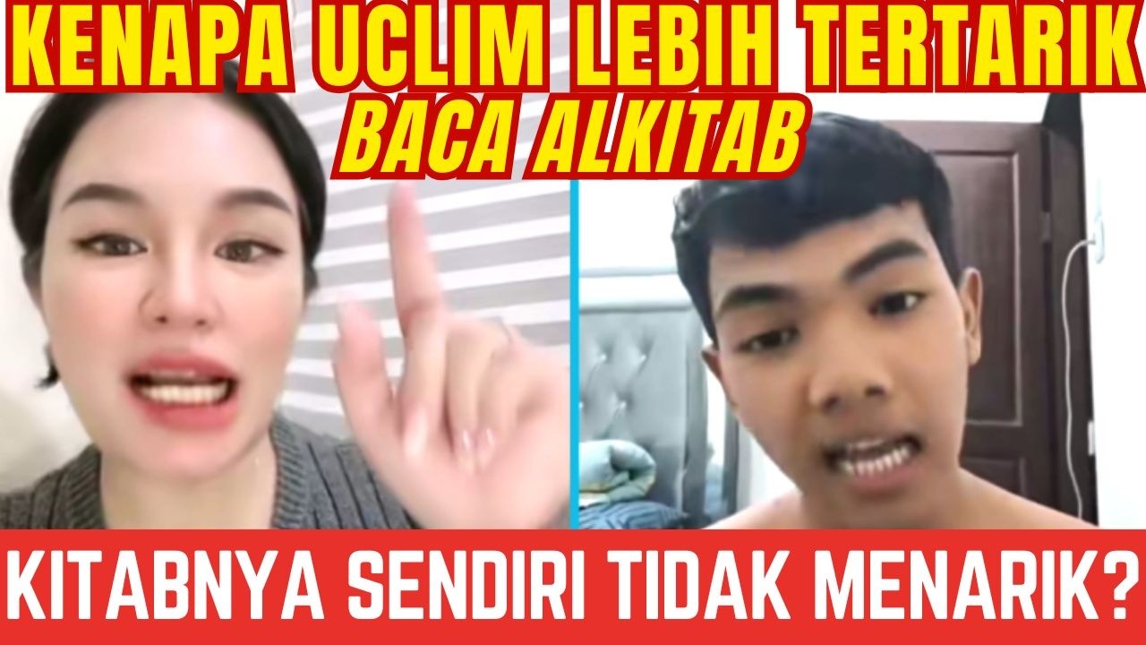 UCLIM TIDAK TERTARIK BACA KITABNYA SENDIRI, LEBIH SUKA BACA KITAB KRISTEN || AGATHA APOLOGET