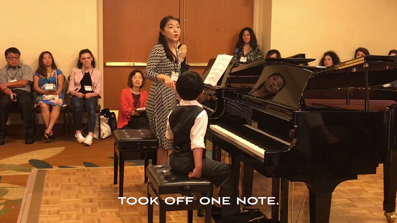 Piano Master Class:  Dr. Janice Park & Evan Le (7 years 2 months)