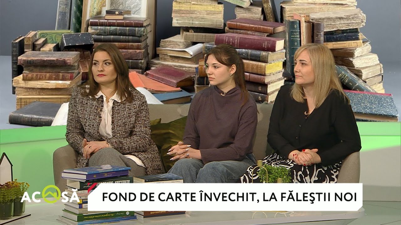 Se caută cărţi pentru biblioteca din Făleştii Noi. Prima donaţie a venit din partea emisiunii ACASĂ