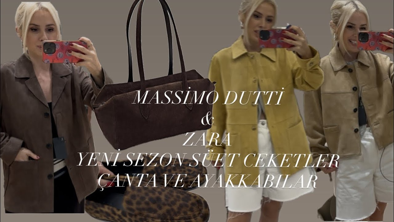 SONBAHAR TRENDİ DERİ CEKETLER- MASSİMO DUTTİ/ZARA